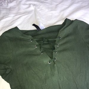 H&M crisscross shirt